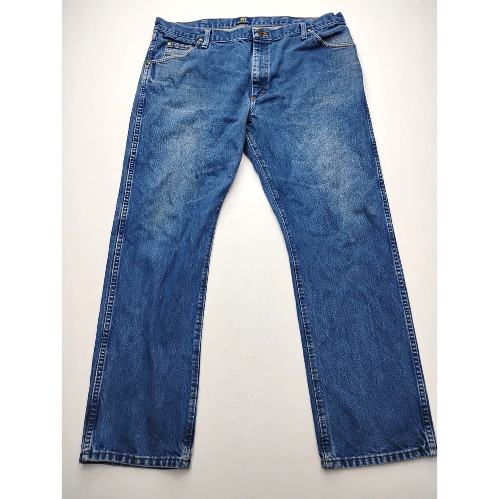 Wrangler Jeans Mens 47MWZ Regular Fit Cowboy Cut Denim Faded 40x32 Y2K